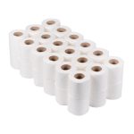Virgin Grade 2-ply Toilet Tissue. Comes in a case of 36 rolls. Each roll has 320 sheets.
